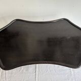 Presentation table of Napoleon III in black lacquered wood, 19th century.