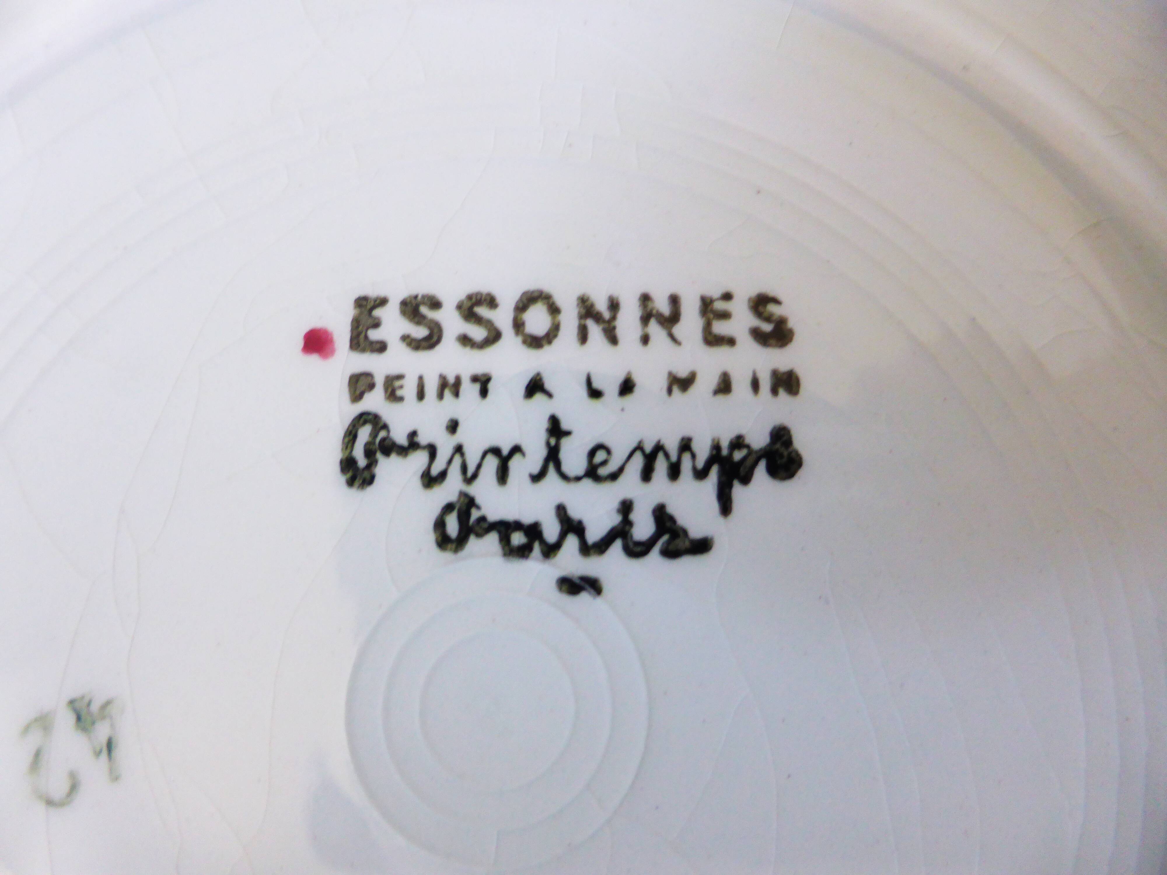 6 vintage deep plates from Printemps Paris model Essonnes 210616