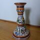 Hand painted Portugal Coimbra candle holder
