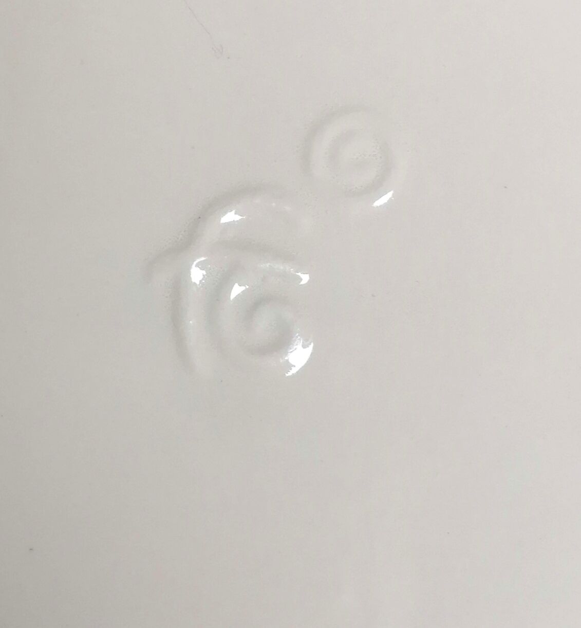 Empty pocket duck Francesco Guarino slip majolica