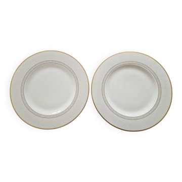 Villeroy and Boch - Pair of flat plates, Kimono Château collection