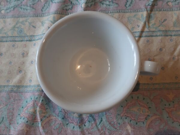 Tasse brulot à chocolat porcelaine 19 ème