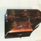 Box has jewelry a music