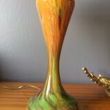 Odeon model mushroom lamp, La Rochère Glassworks France