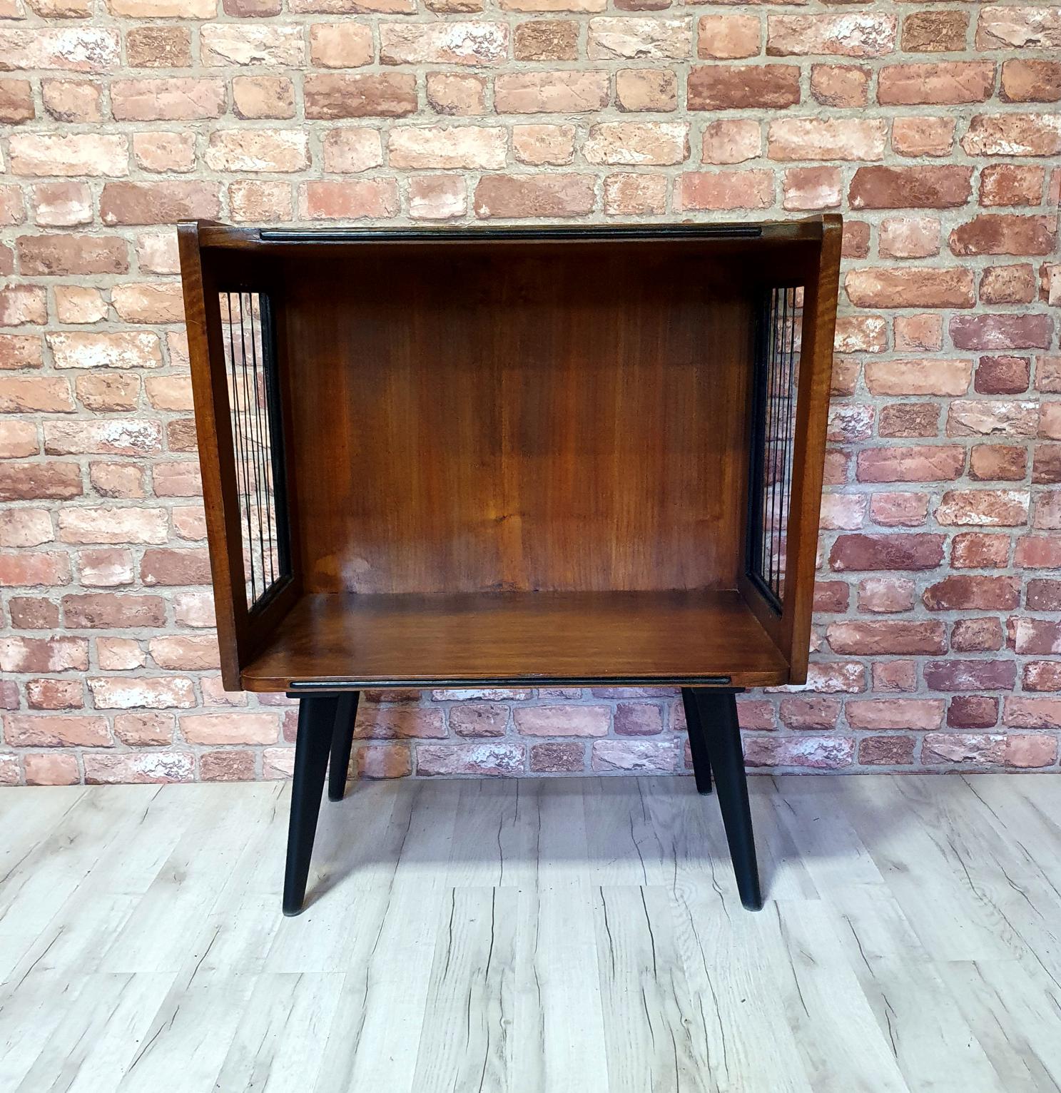 Renovated TV cabinet, type 600-204 with strands, PRL, 1960s