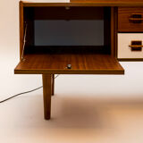 50s two-tone dressing table