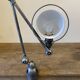 Lampe de bureau Jieldé jielde 2 bras de 40cm avec base étau graphite indus
