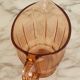 Pichet verre rose 1960