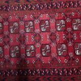 Handmade vintage Afghan Ersari runner 108cm x 282cm, 1960s