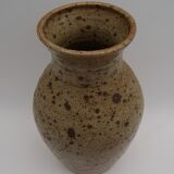 Vase grès pyrité vintage