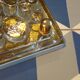 1970 glass wall light by Heinz Neuhaus