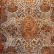 Antique Ghoum carpet from Iran in silk.