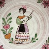 Lot 2 plates decoration characters