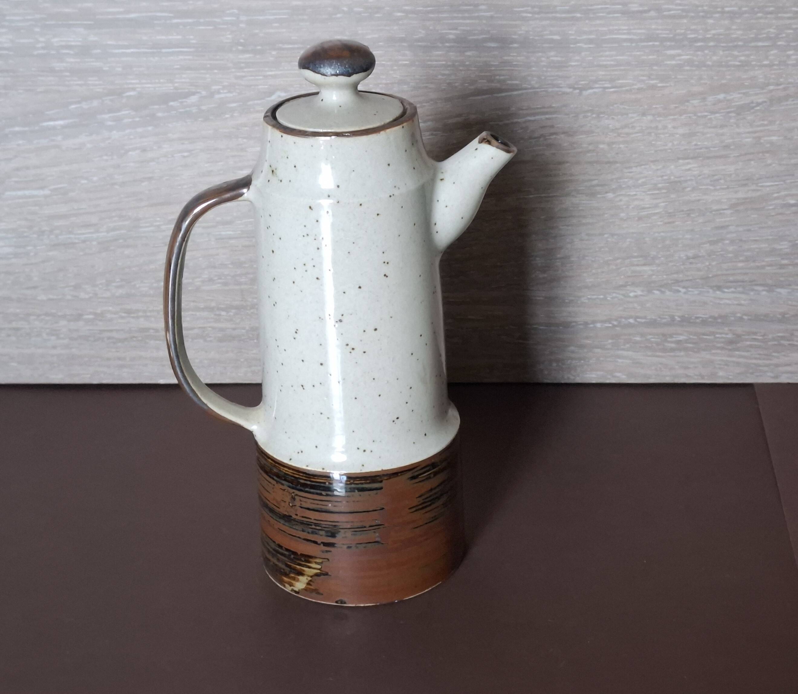 vintage stoneware coffee set