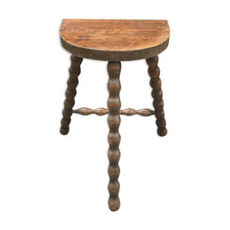 Tabouret tripode vintage