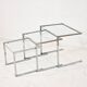 Tables gigognes en chrome– Design des années 1970