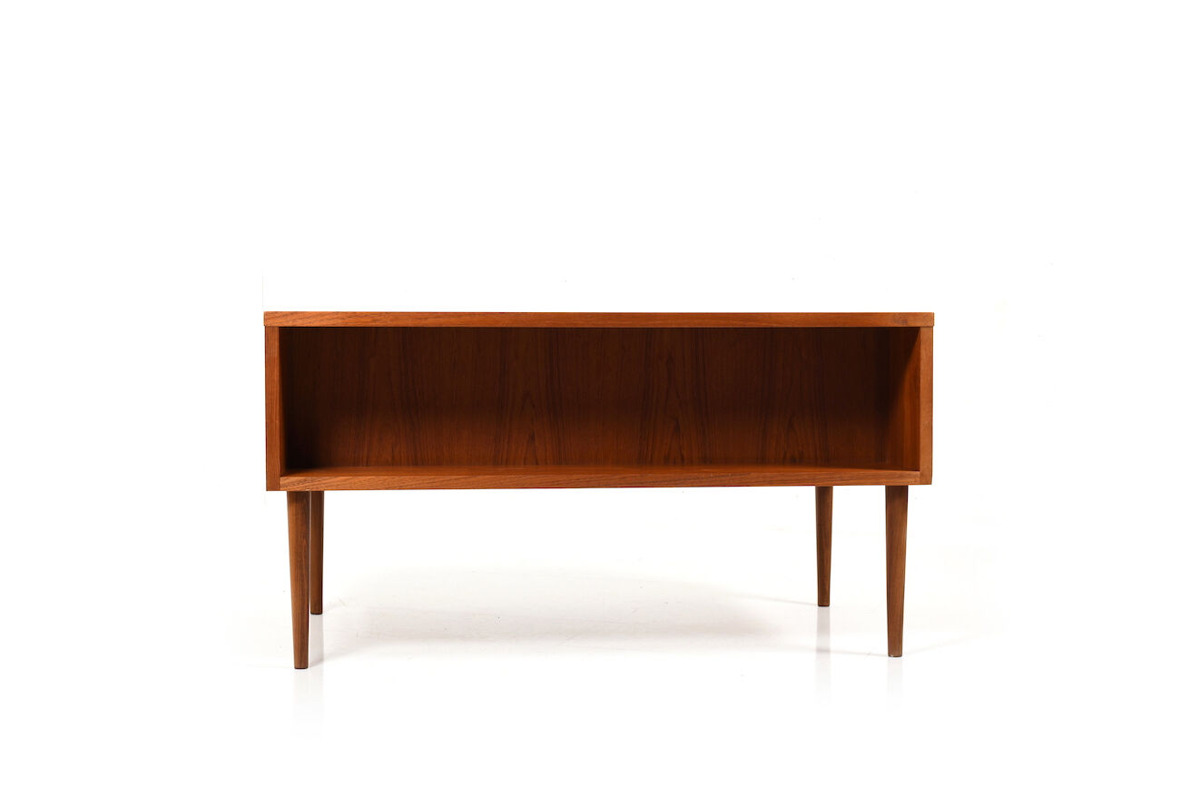 Mid Century Modern Danish Desk with Brass Handles