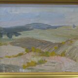 Ruth Wahlund (1906-1994 ), Swedish Landscape, 1960, Oil on Canvas, Framed