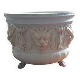 Very rare fine stoneware pot signed Sarreguemines from the end of the 19th century