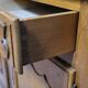 Important two-body buffet in Louis XV style made of solid ash.
