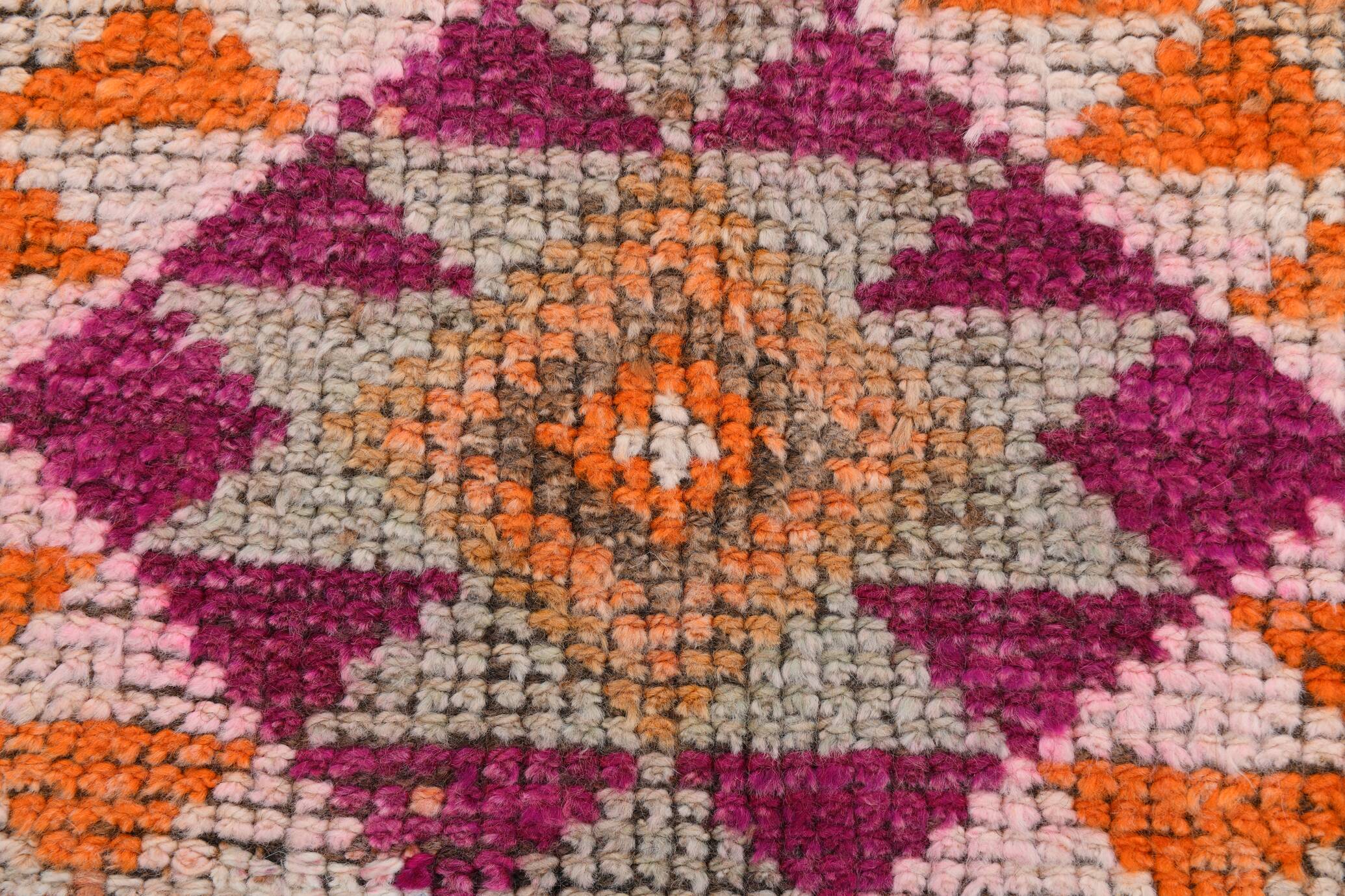 3x12 Pumpink Orange Oriental Turkish Runner Rug, 83x367Cm