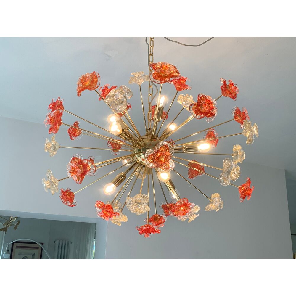 Murano glass chandelier