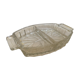 Thick moulded glass ramekin server