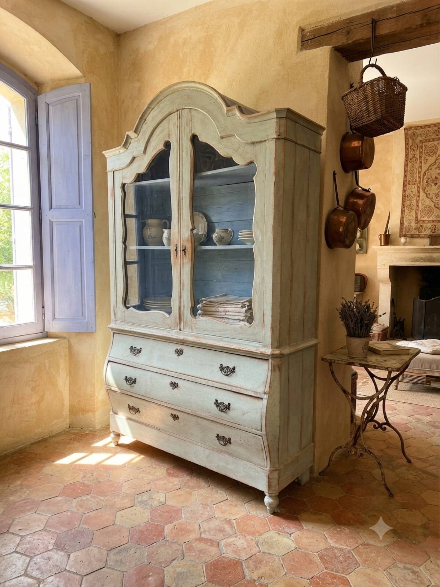 Dutch buffet two bodies 19th century