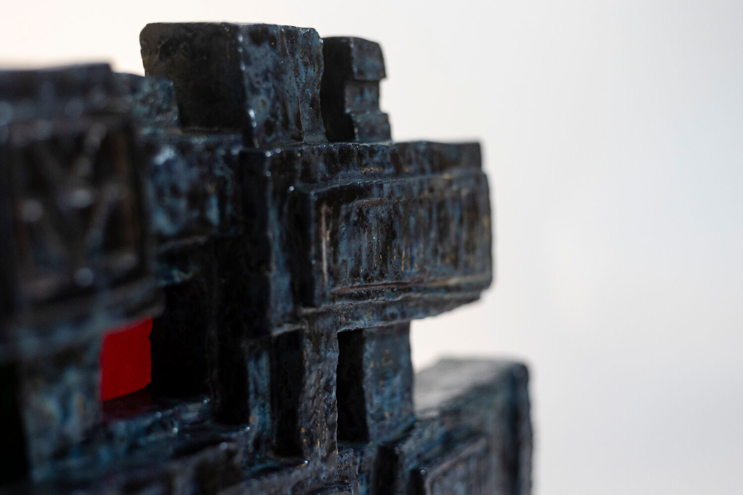 Auguste Harzic, Ceramic and glass sculpture, year 1968