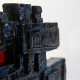 Auguste Harzic, Ceramic and glass sculpture, year 1968