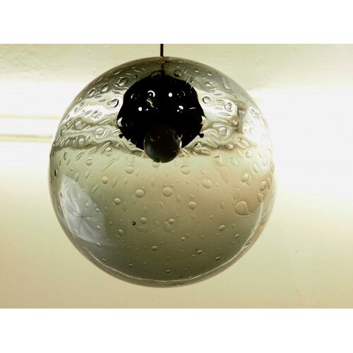 Suspension in the mid century vintage smoked glass