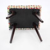 1960s Restored Beech Stool, Czechoslovakia