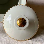 Antique porcelain jug with Limoges enamel