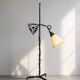 Lampe de sol en fer forgé Arts & Crafts de l'École d'Amsterdam