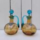 Pair of glass carafes, Georges Sand, vintage