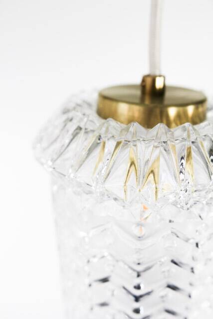 VICTORIA * Mid Century Modern Hanging Light * Rewired Light * Vintage Ceiling Lamp Fixture * Yugosla