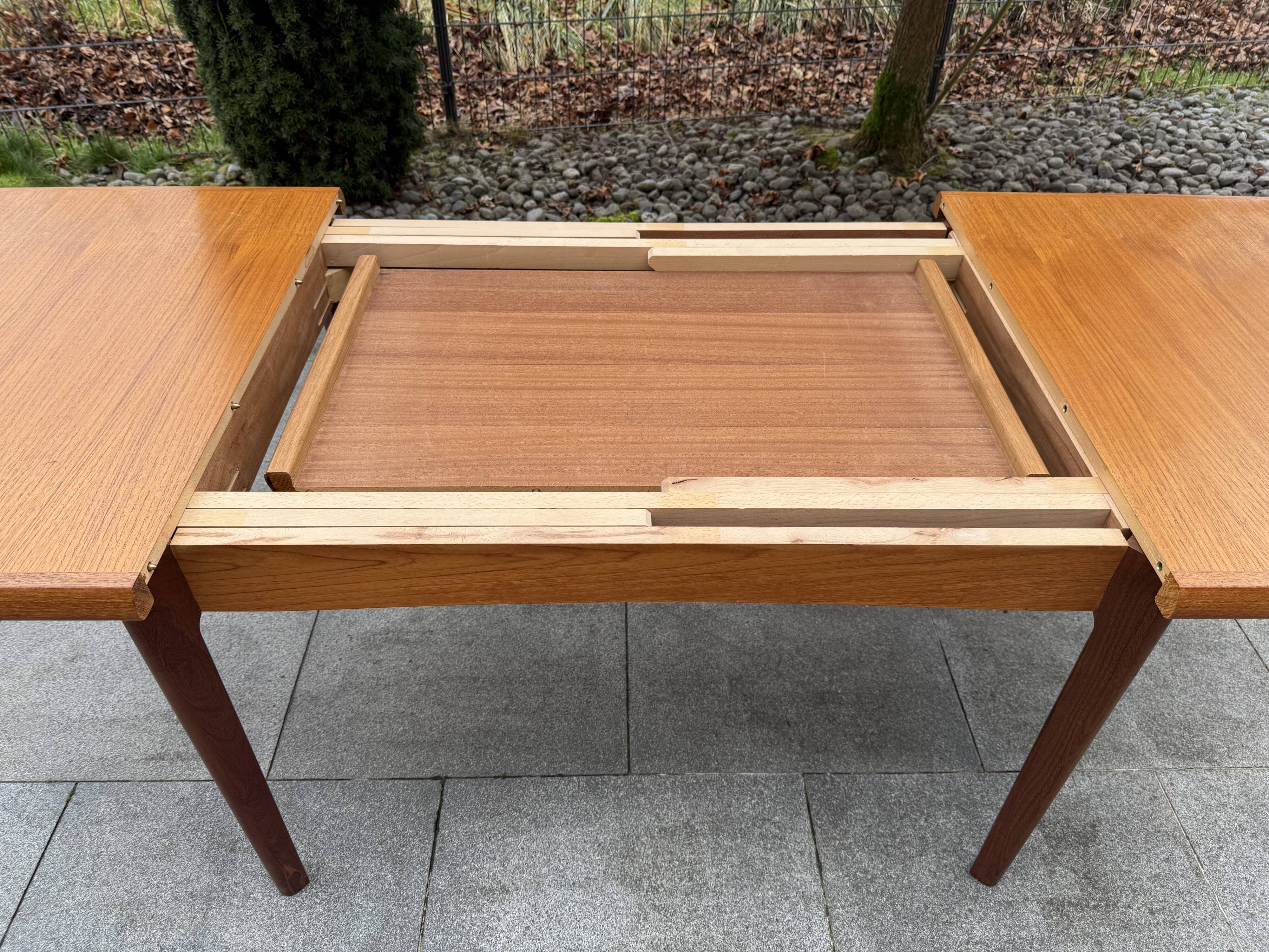 Scandinavian dining table Henning Kjaernulf Year 60