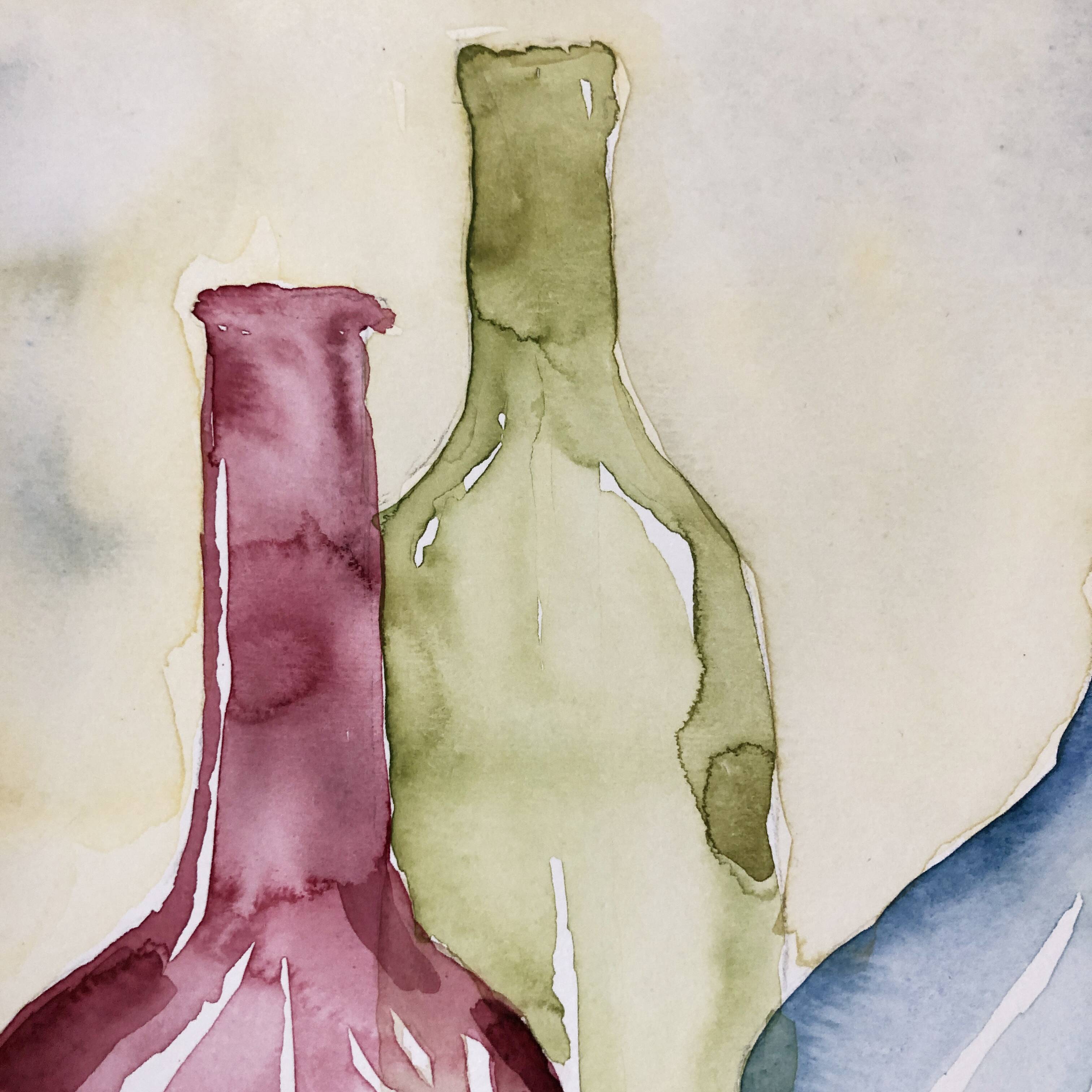 Watercolour post-impressionist, Germany, 1990s