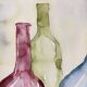 Watercolour post-impressionist, Germany, 1990s