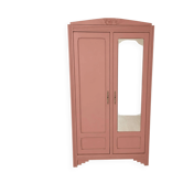 Armoire rose