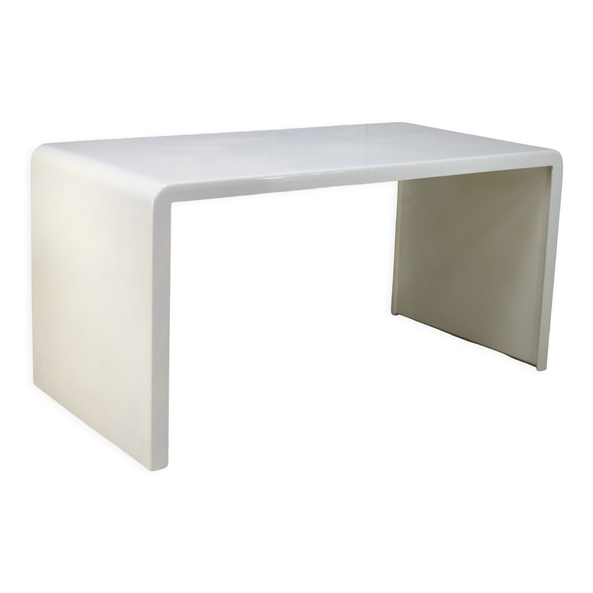 Berthe Libert's fiberglass desk Huchers Minvielle, France, circa 1970
