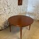 1960s Scandinavian extendable teak round table