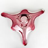 XXL Mid Century Murano Glass Bowl, Italy, Labeled