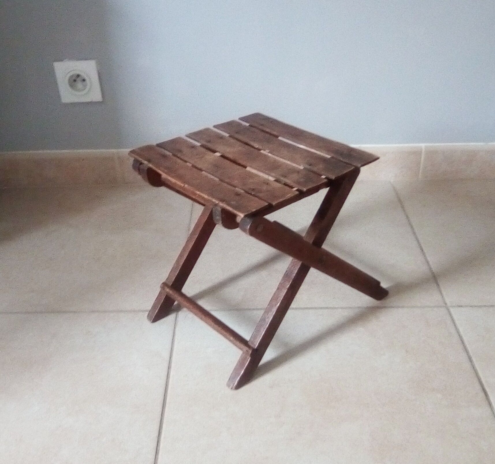 Vintage folding stool