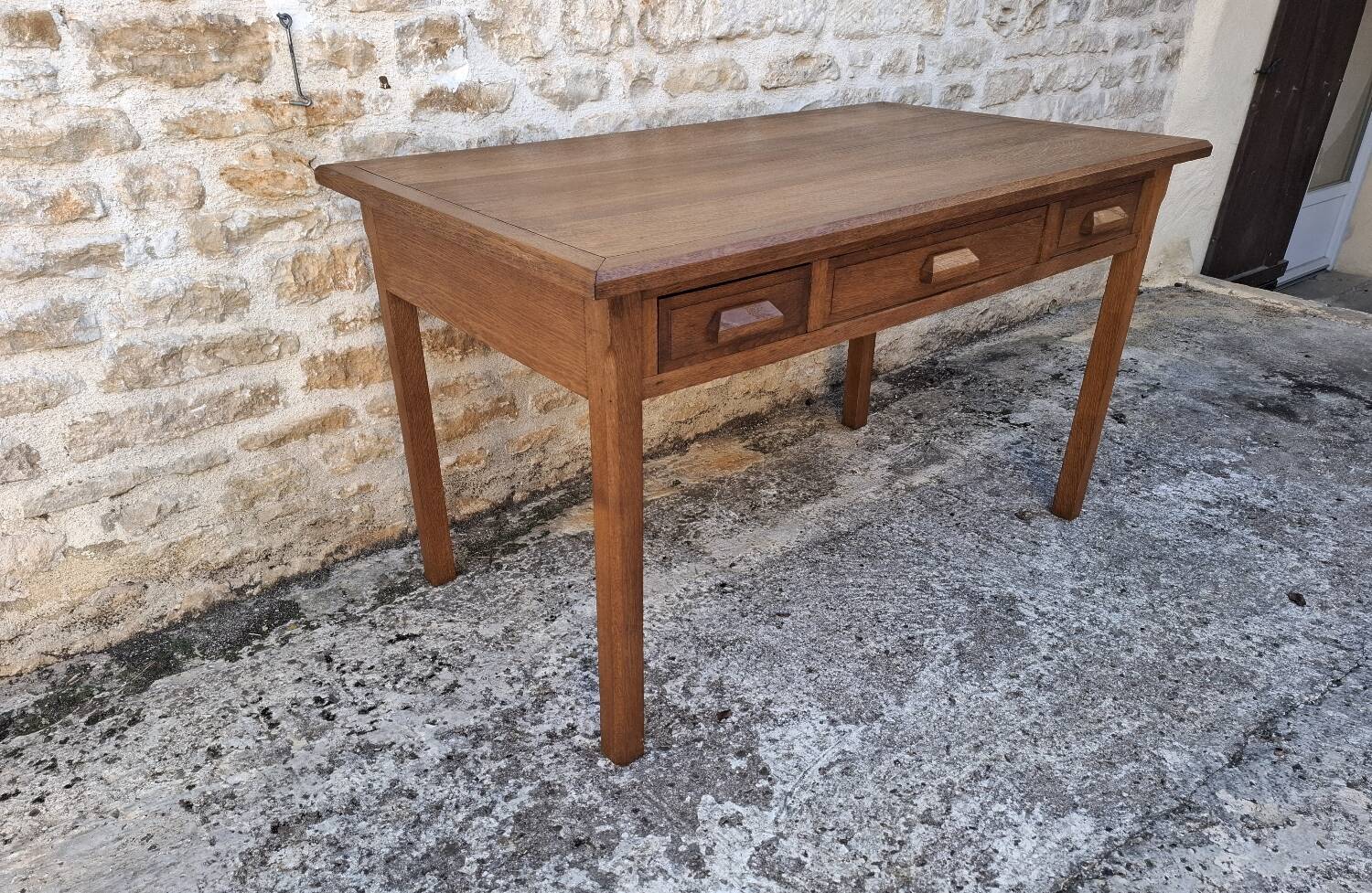 Oak farmhouse table