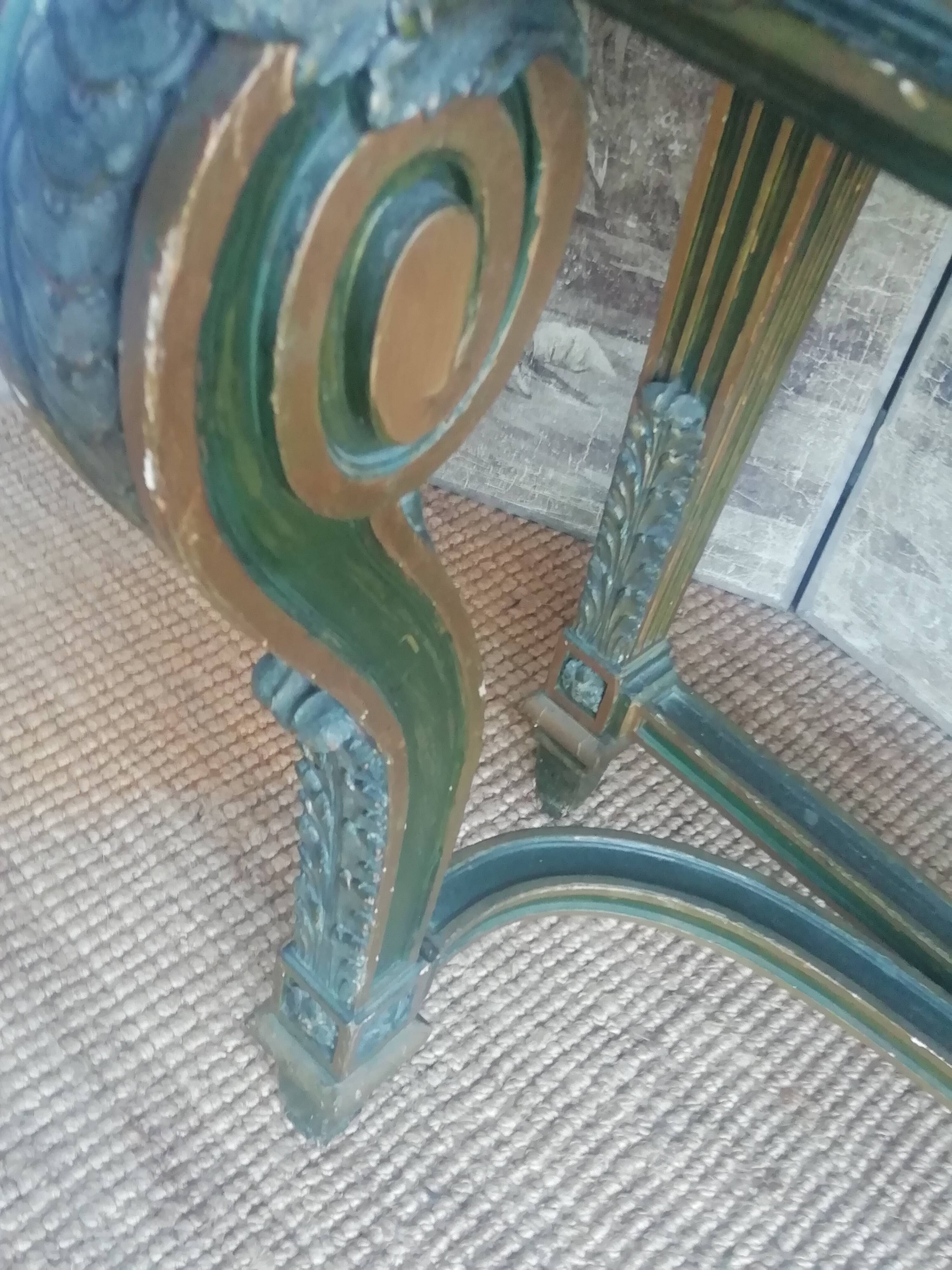 Louis XVI style console stamped Charles Millier and Co