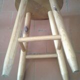 Pine wood stool