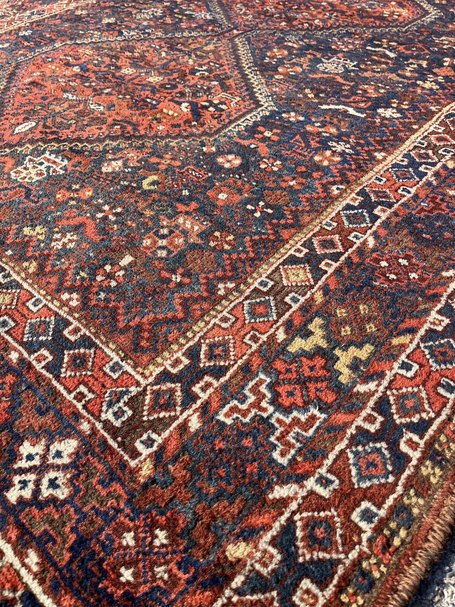 Oriental carpet SHIRAZ Iran Persian 163x209cm