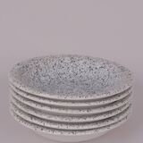 Speckled deep plates x6