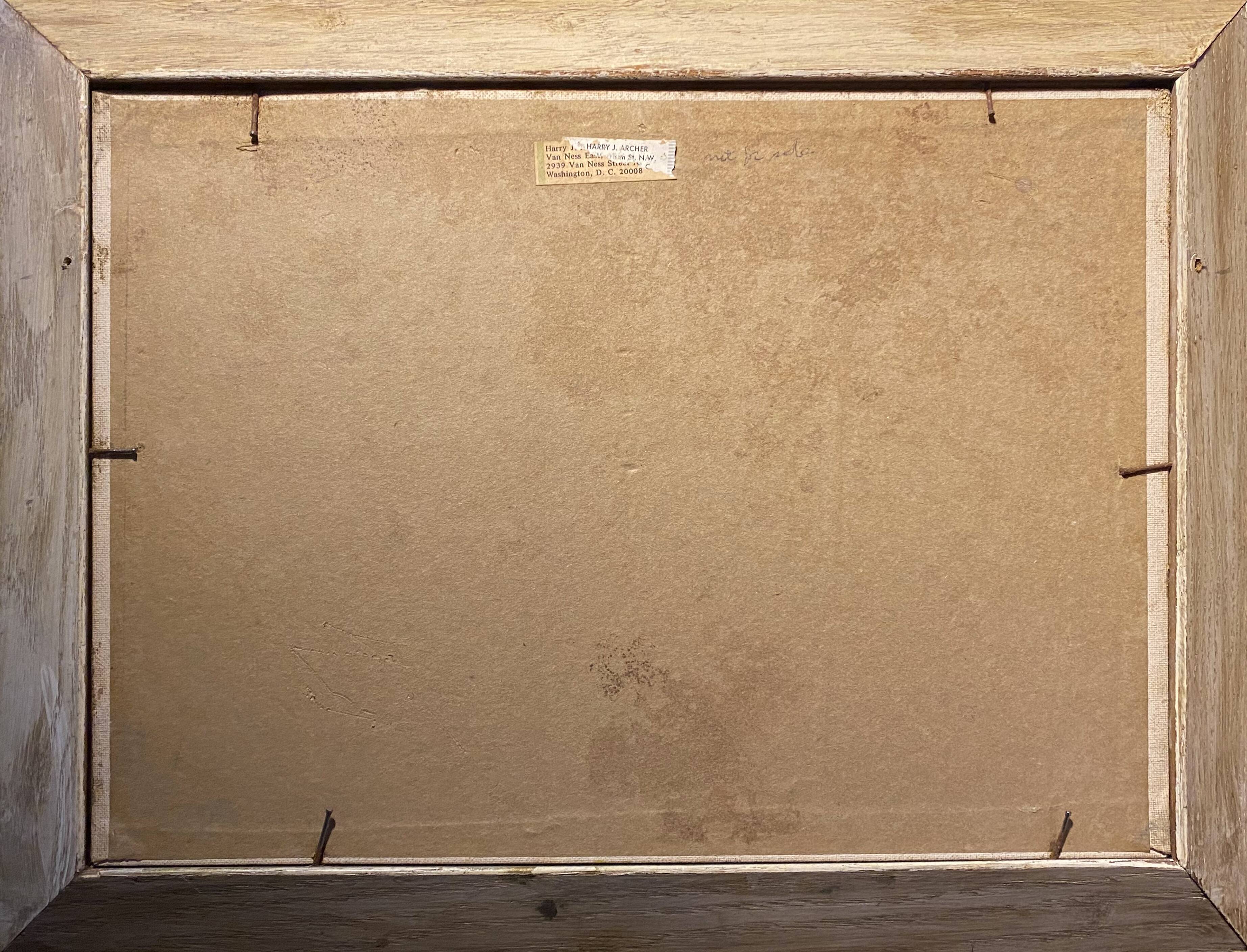 Painting HST/P circa 1950 "Autumn Landscape" by Harry Archer (Washington)